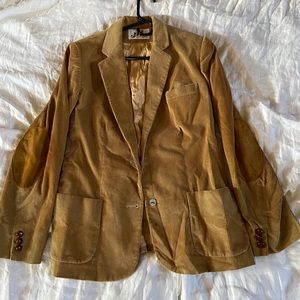 Vintage JH Collectible Corduroy Elbow Patch Blazer
